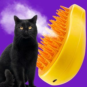 Multifunctional Rechargeable Silicone Pet Grooming Steam Brush 3 in 1